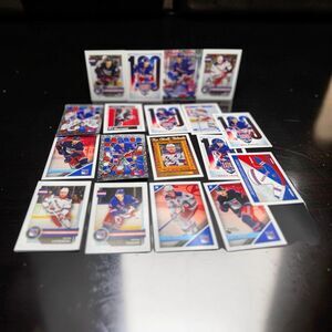 2024-25 Topps NHL Stickers Foil Base Mascot Jersey Stars Team Lot NY Rangers